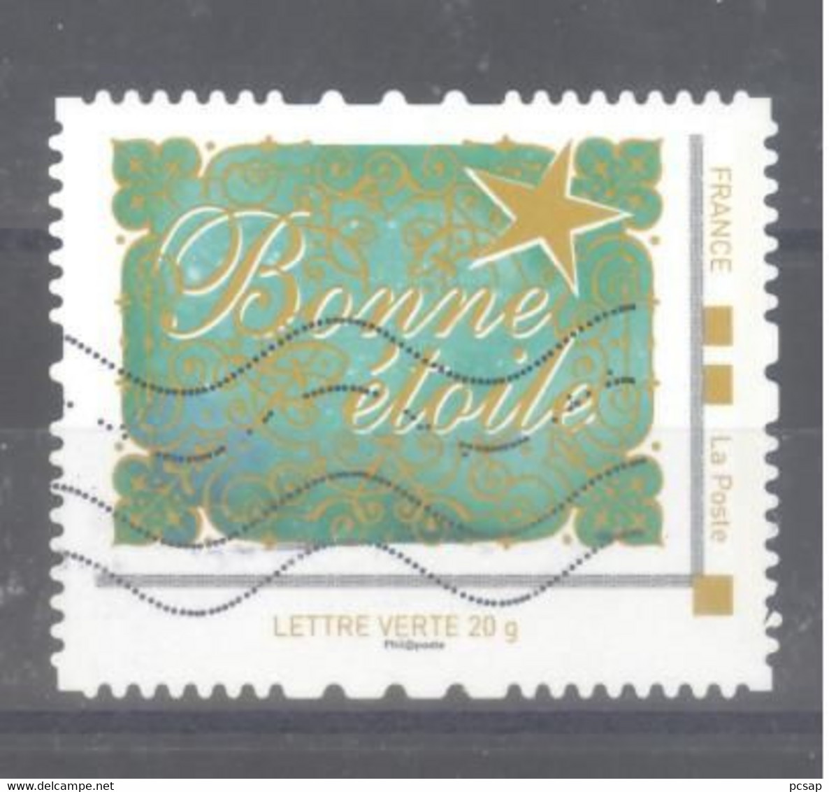 France Collector Oblitéré (2015 - Porte-bonheur - Bonne étoile) (lignes Ondulées) - Collectors