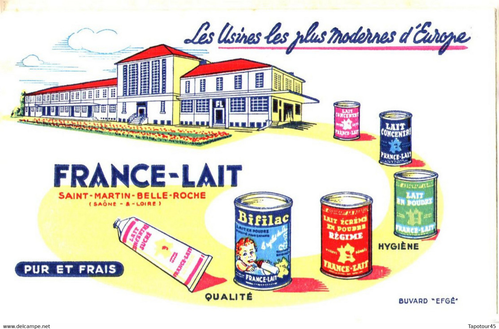 F L) Buvard Lait France-Lait (N= 3) > 29/8/22 - Produits Laitiers