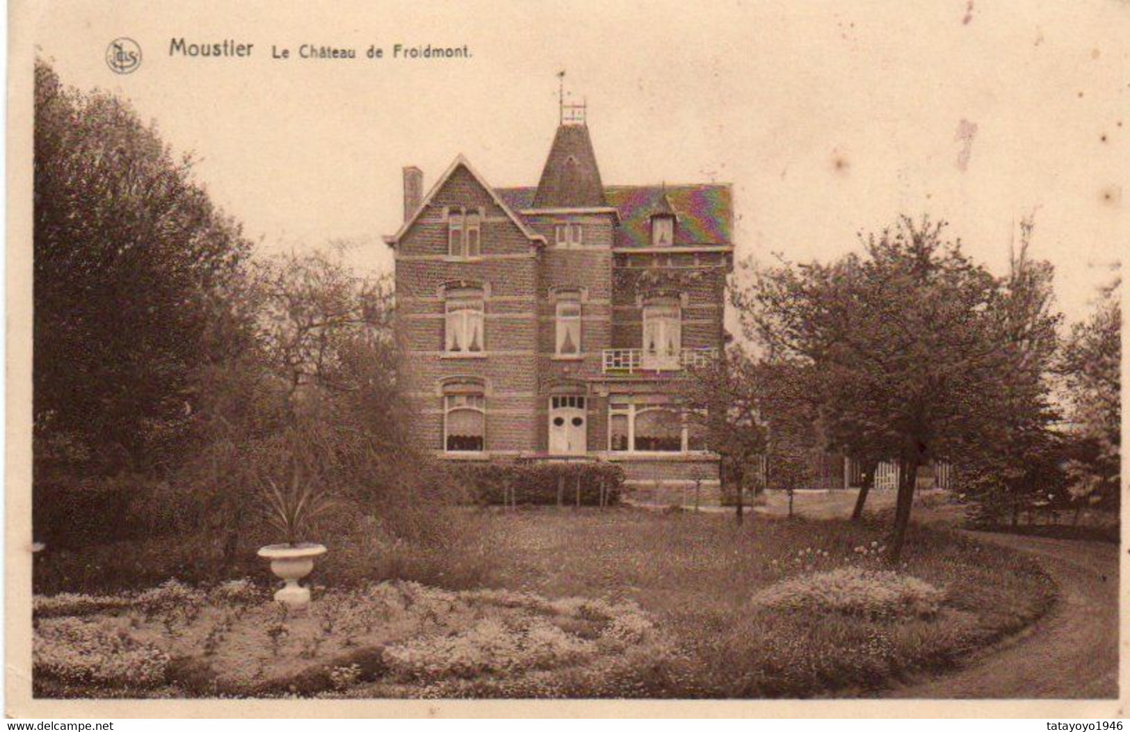 Moustier Chateau De Froidmont Voyagé Dans Une Enveloppe - Jemeppe-sur-Sambre