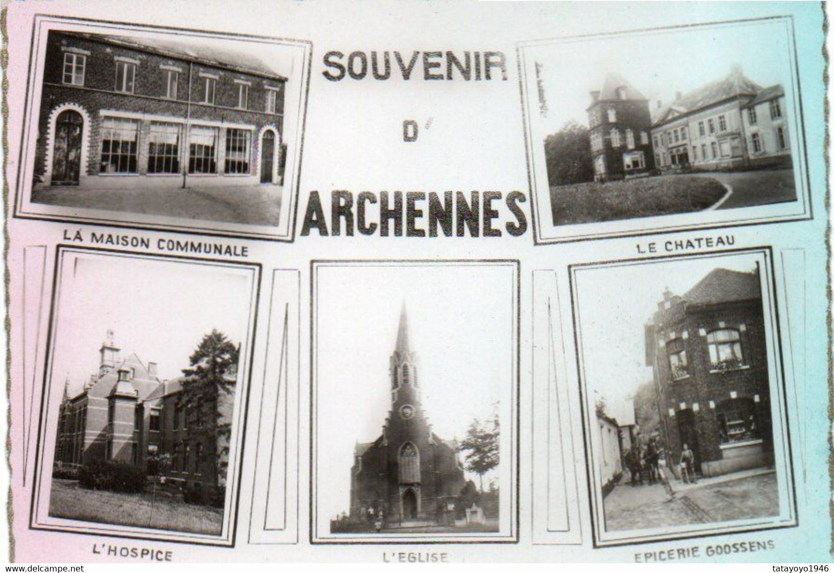 Souvenir D'Archennes Carte Multi Vues N'a Pas Circulé - Grez-Doiceau