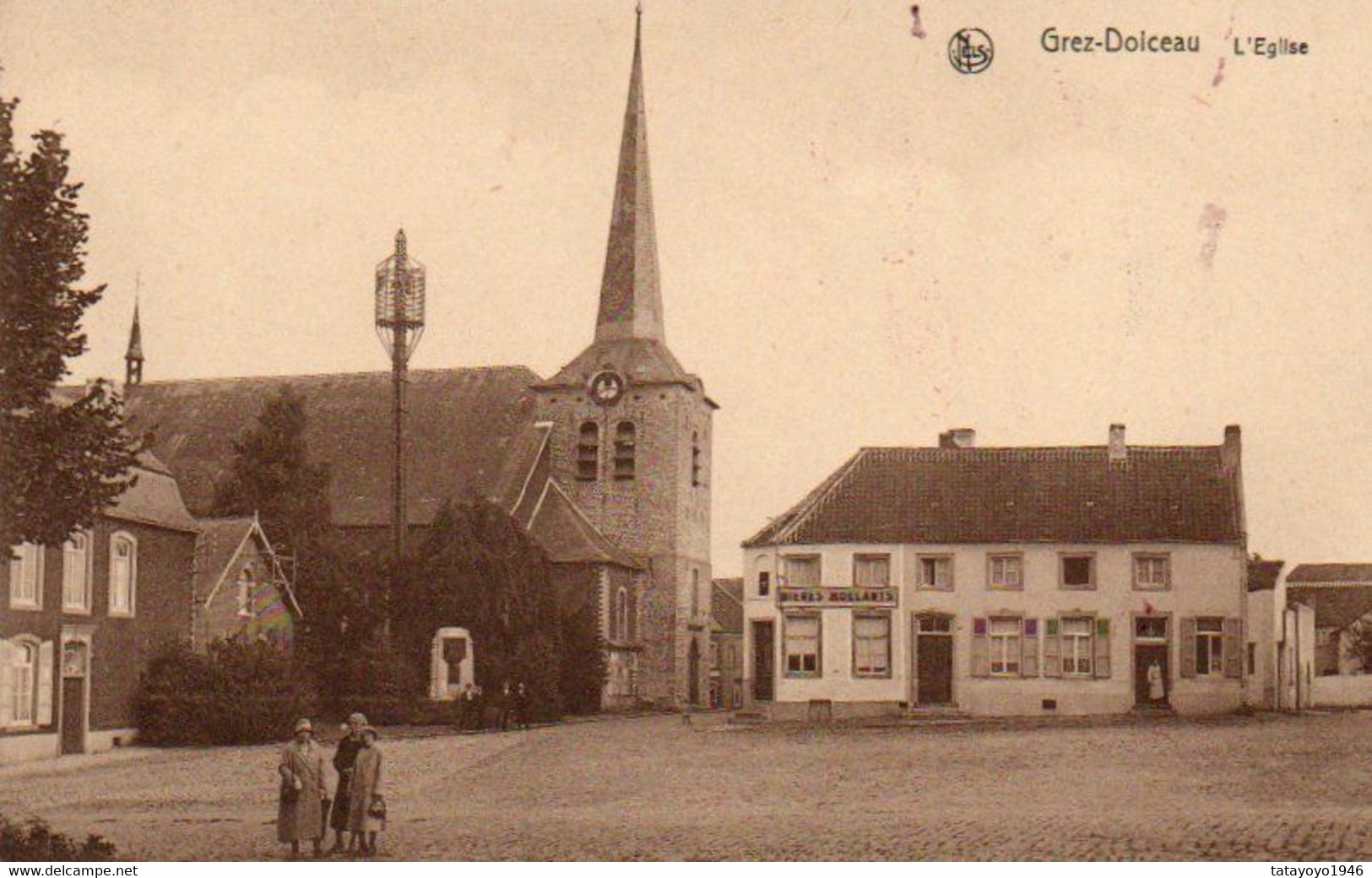 Grez -Doiceau  L'église Petite Animation  N'a Pas Circulé - Graven