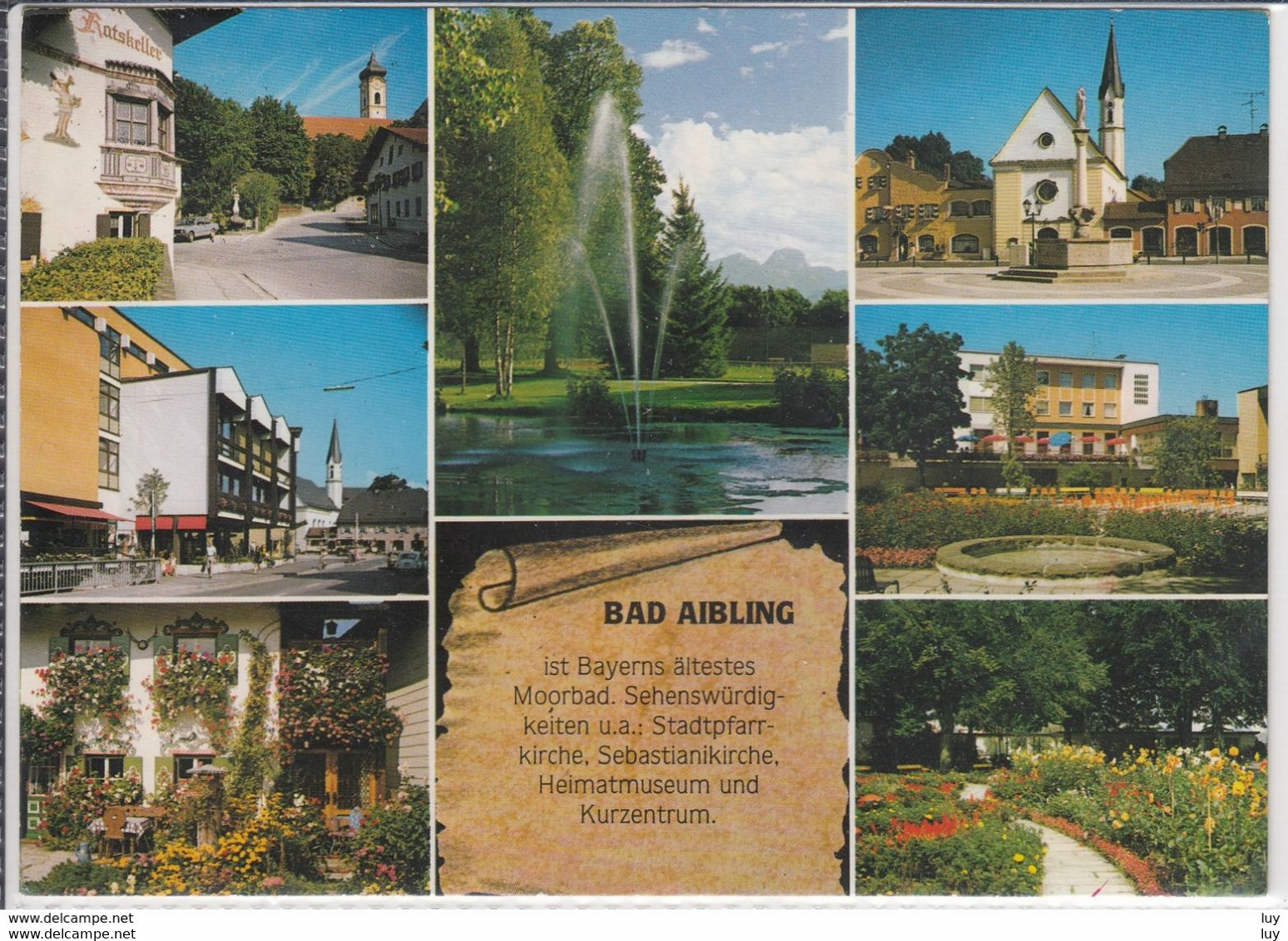 BAD AIBLING  MEHRFACHANSICHT  SONDERMARKE, Nice Stamp - Bad Aibling