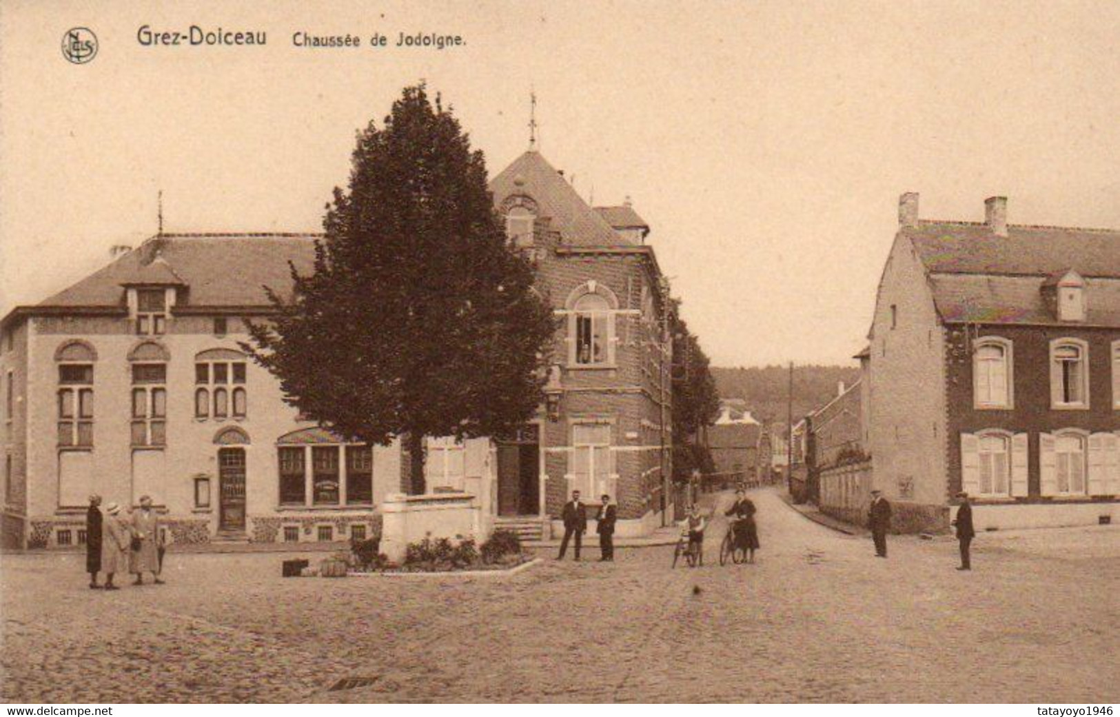 Grez -Doiceau  Chaussée De Jodoigne Bien Animée  N'a Pas Circulé - Grez-Doiceau