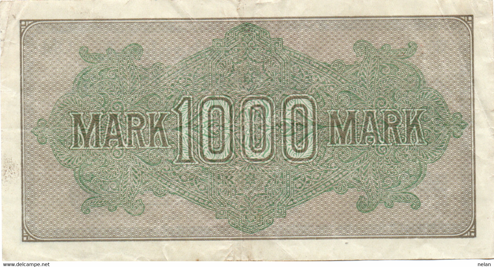 GERMANIA -1000 MARK 1922 -   World Paper Money P-76g.2.OM   Xf - 1000 Mark