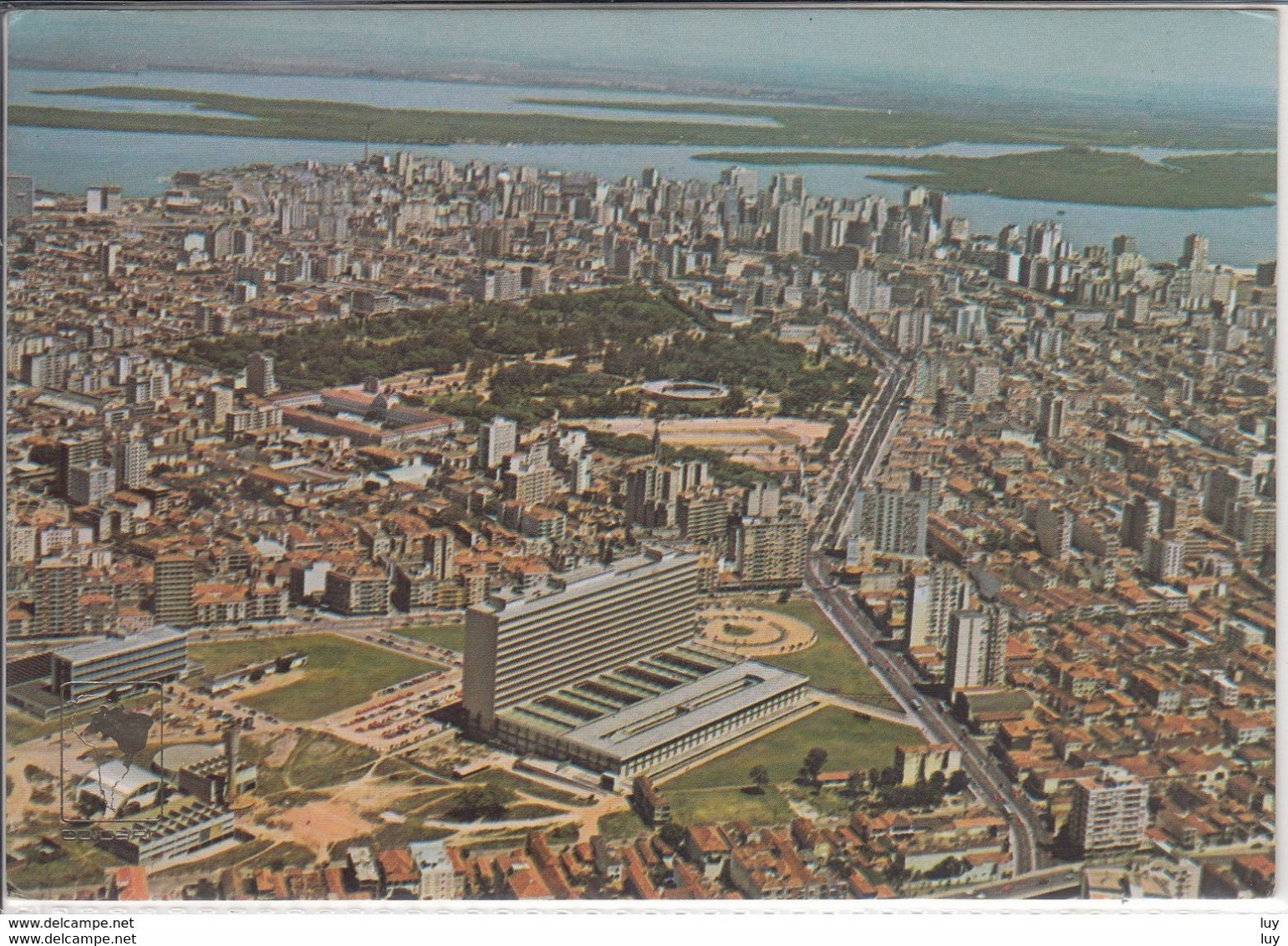 PORTO ALEGRE, Brasil - Viste Aérea Parcial   Nice Stamp 1984 - Porto Alegre