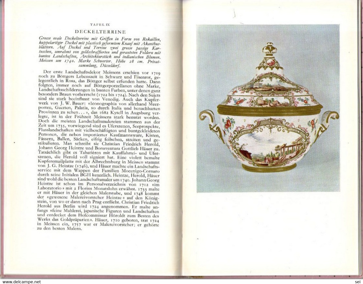 B 4790  -  Libro Porcellana Meissen Meissner Porzellan - Kunstführer