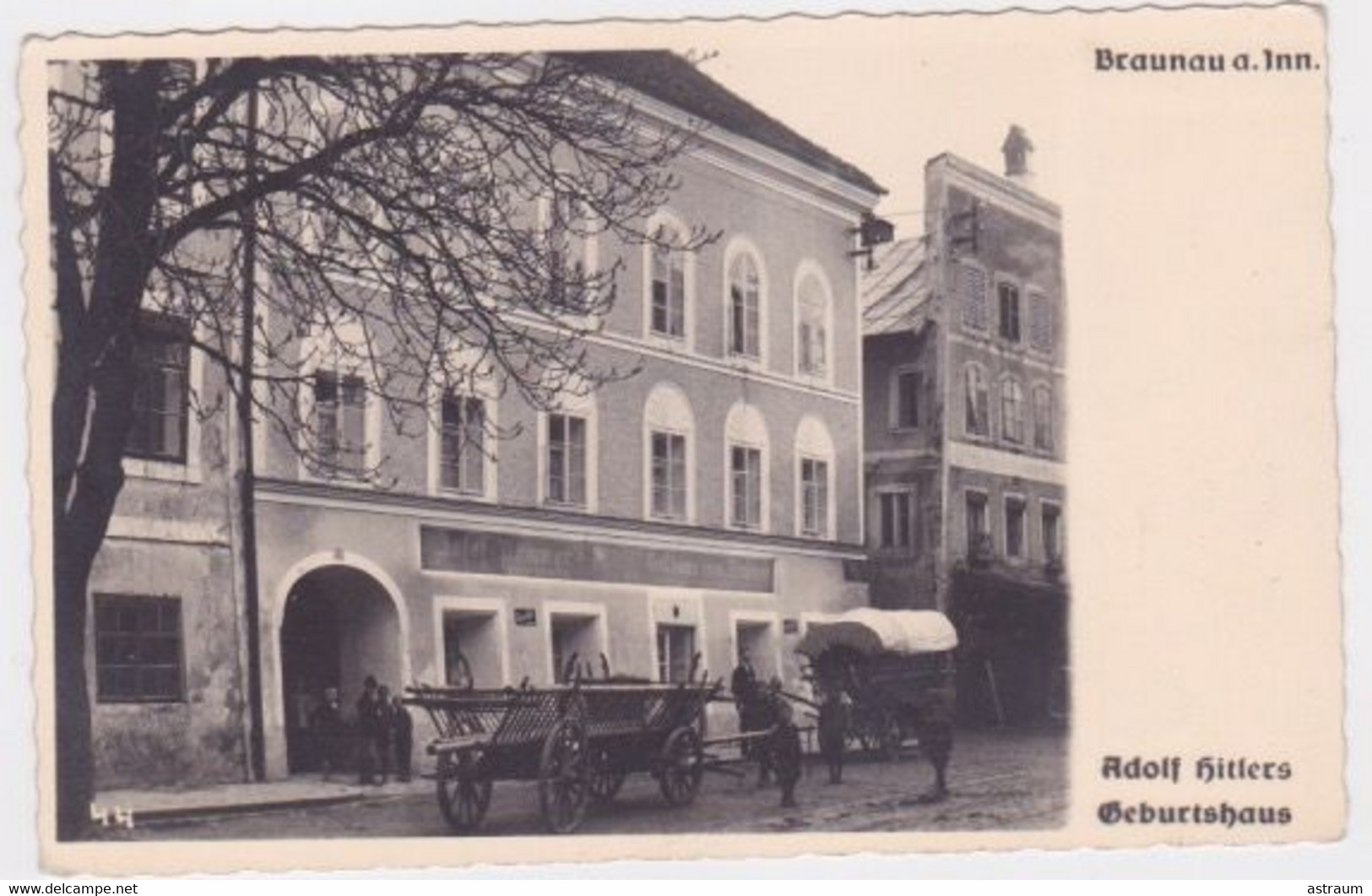 Cpa-aut- Braunau A. Inn. -- Adolf Hitler Geburtshaus -verlag Eduard Doppler - Braunau