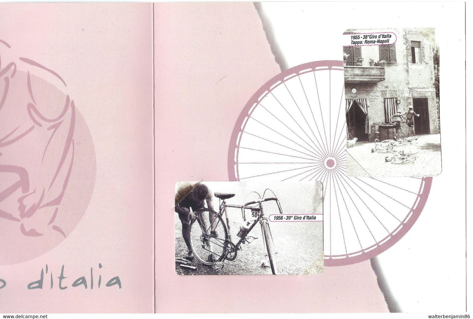 FOLDER CON 2 SCHEDE NUOVE G 1397/1398 C&C 3486/3487 84° GIRO D' ITALIA - Collections