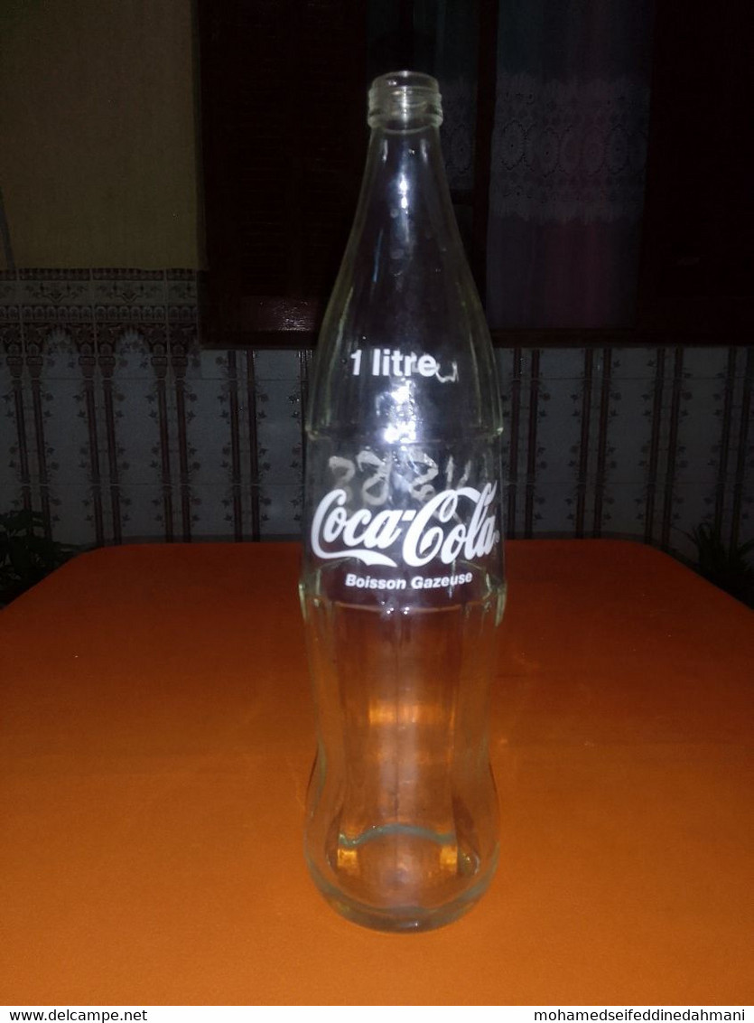 Bouteille En Verre Coca Cola 1 Litre Vide - Sonstige & Ohne Zuordnung