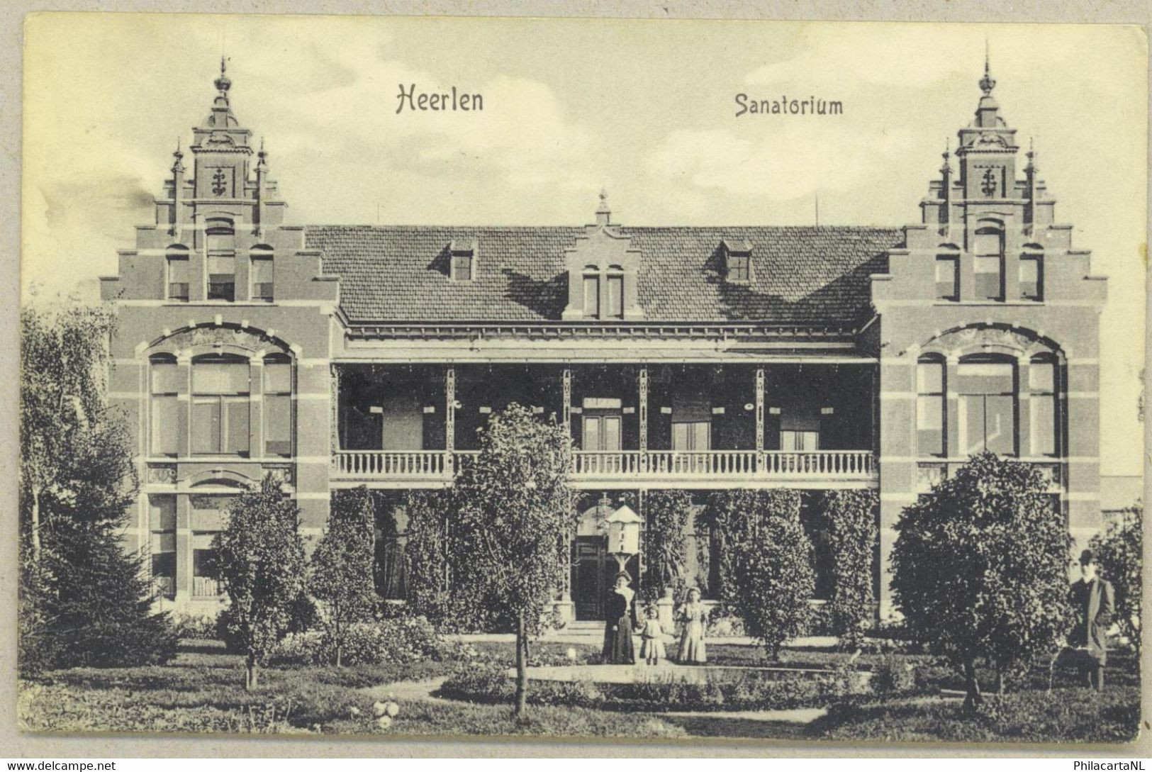 Heerlen - Sanatorium - Tulpkaart / Scheur Rechtsonder In De Hoek - Heerlen