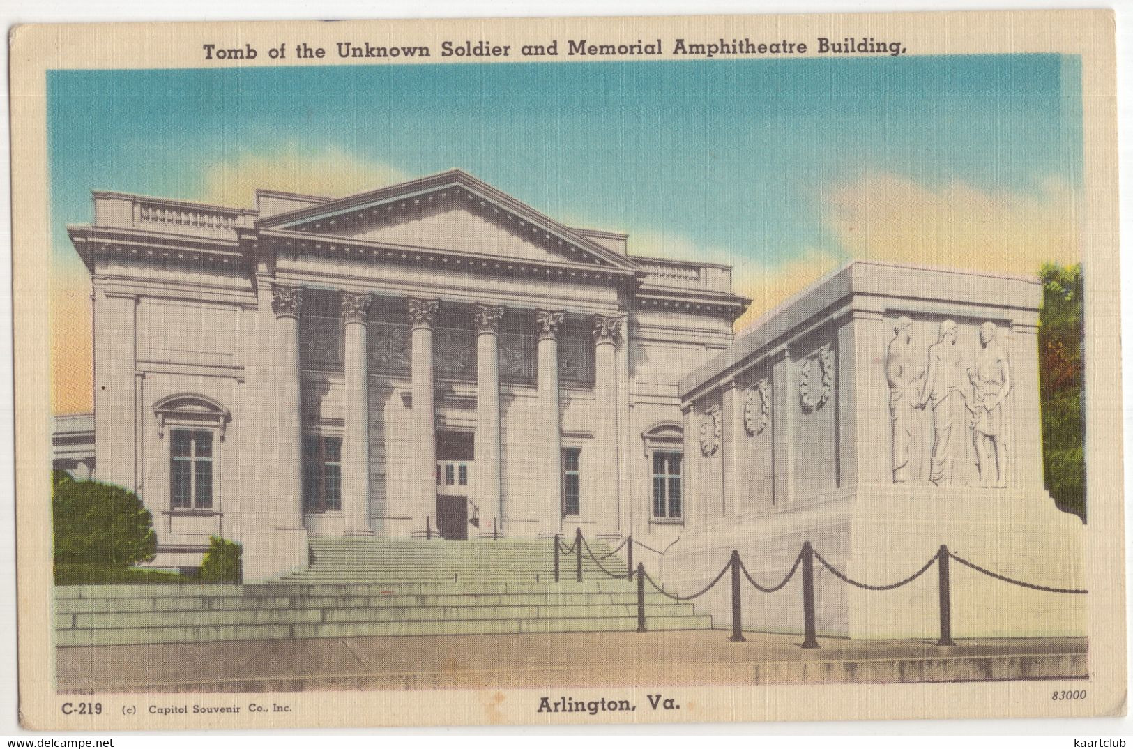 Arlington - Tomb Of The Unknown Soldier And Memorial Amphitheatre Building. - (VA - USA) - Arlington