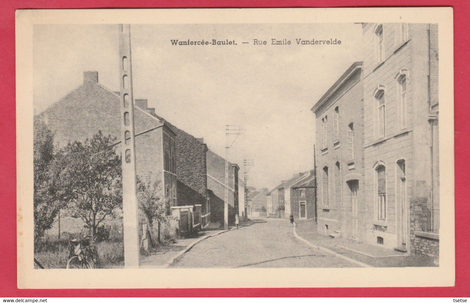 Wanfercée-Baulet - Rue Emile Vandervelde ( Voir Verso ) - Fleurus