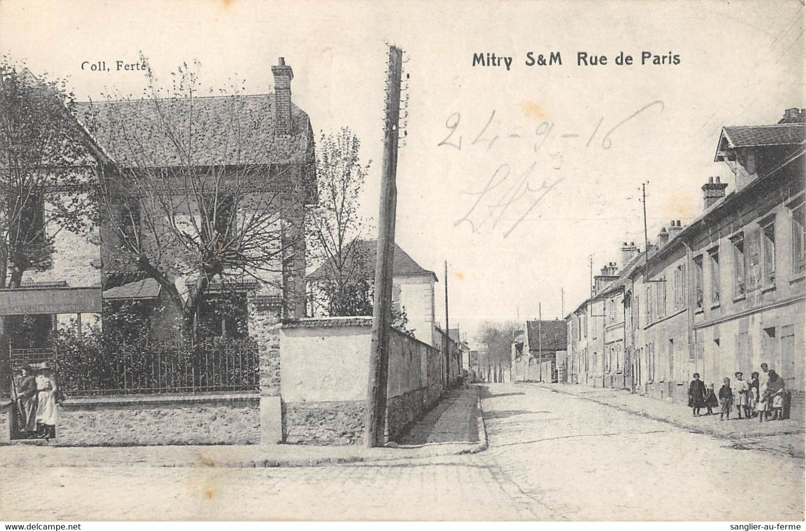 CPA 77 MITRY RUE DE PARIS - Mitry Mory