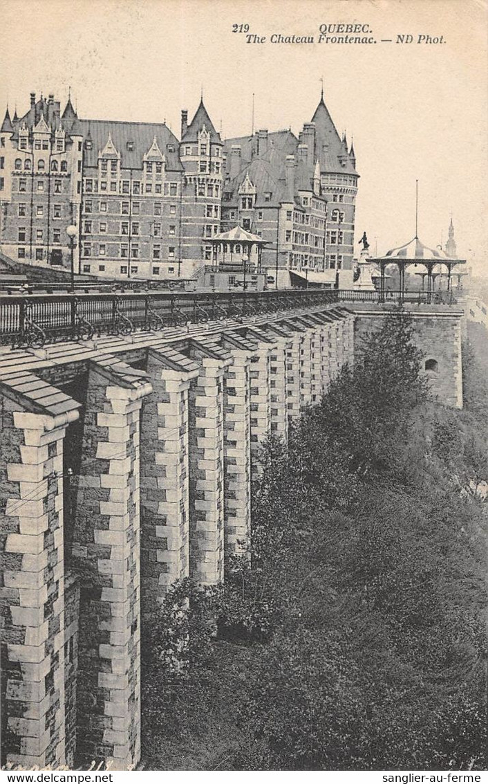 CPA QUEBEC THE CHATEAU FRONTENAC (RARE - Québec - Château Frontenac