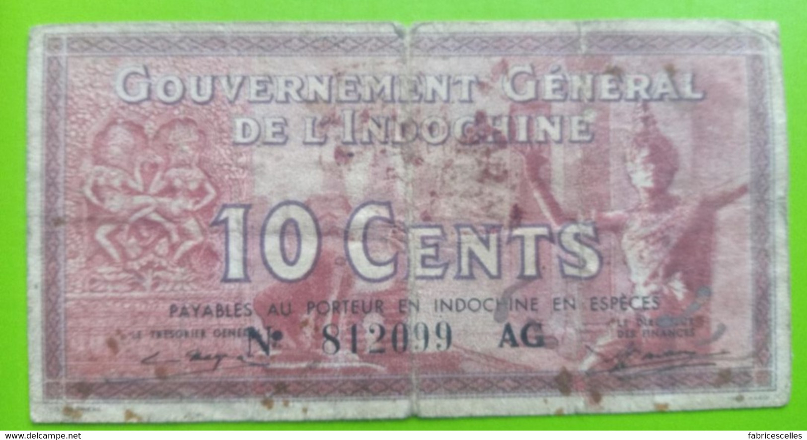 Indochine, Billet De 10 Cents - Indochine