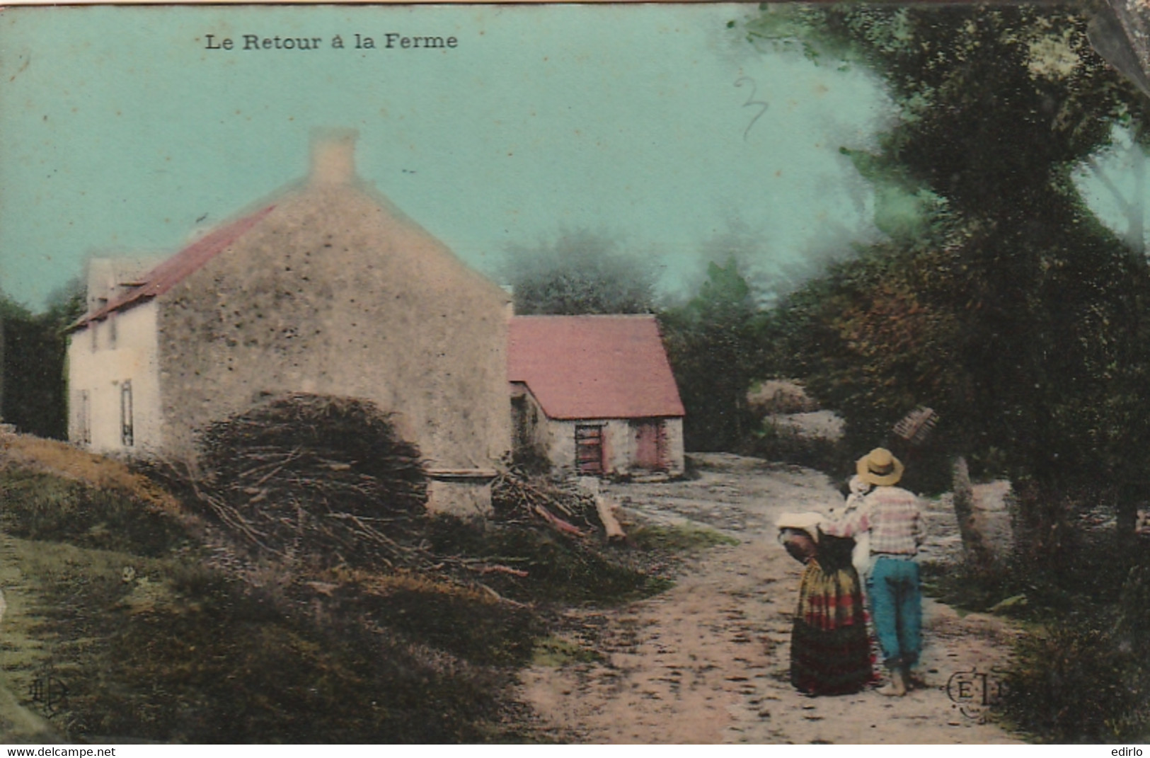 *** AGRICULTURE  ***  Le Retour à La Ferme écrite TTB - Bauernhöfe