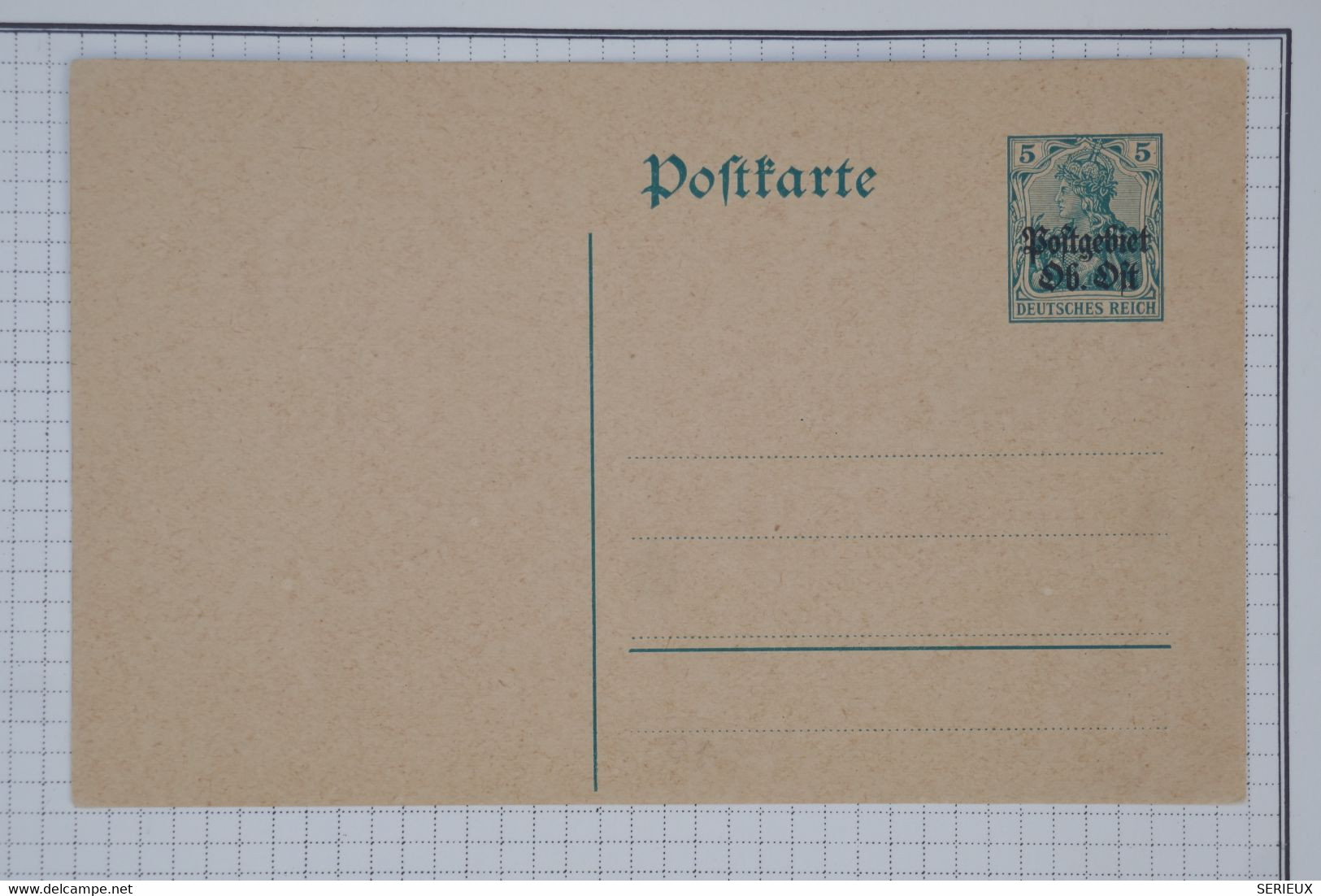 F30  GERMANY DANZIG  BELLE CARTE ENTIER  1920 NON VOYAGEE +NEUVE - Postal  Stationery