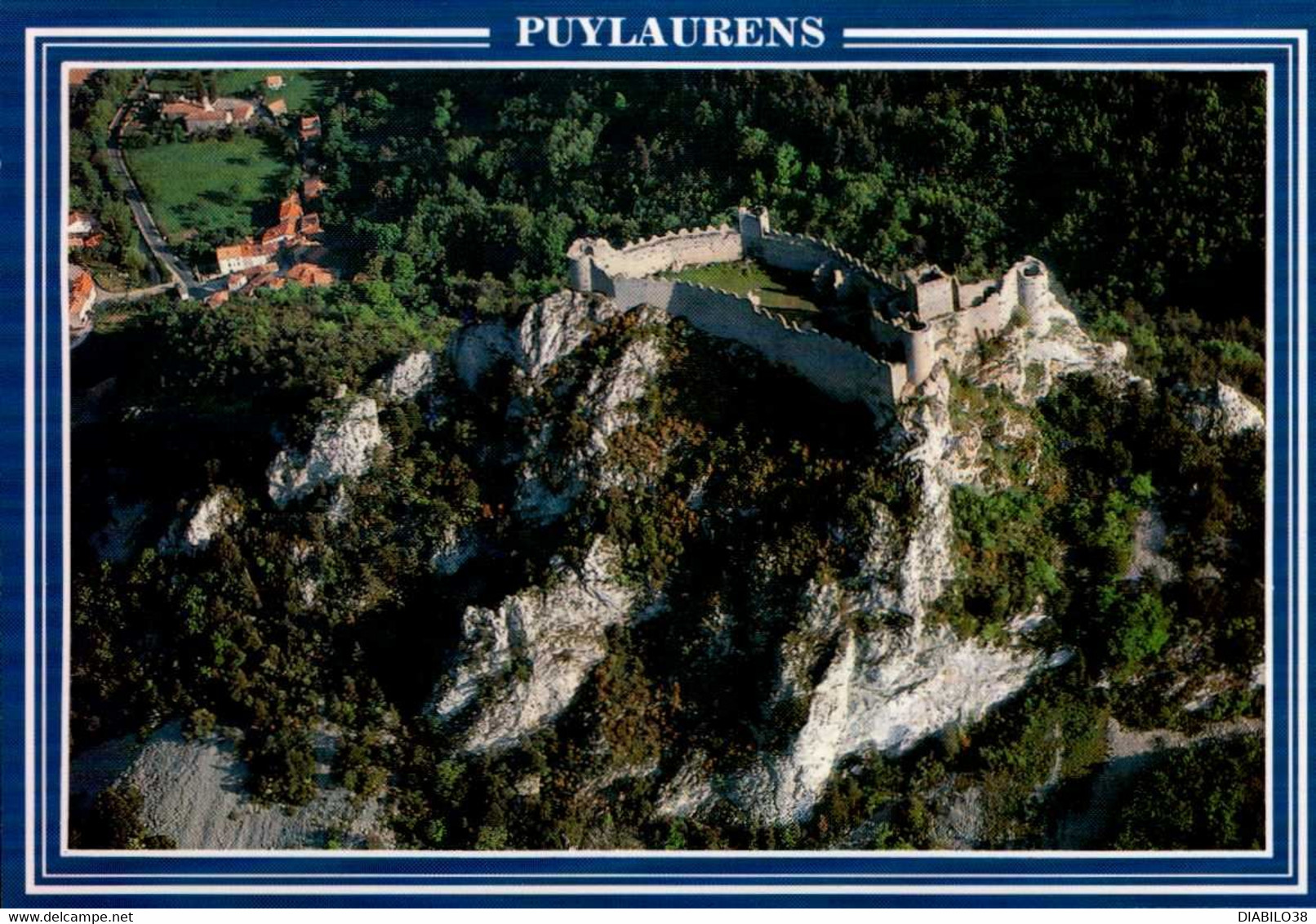 PUYLAURENS  ( TARN )   CHATEAU DE PUYLAURENS - Puylaurens