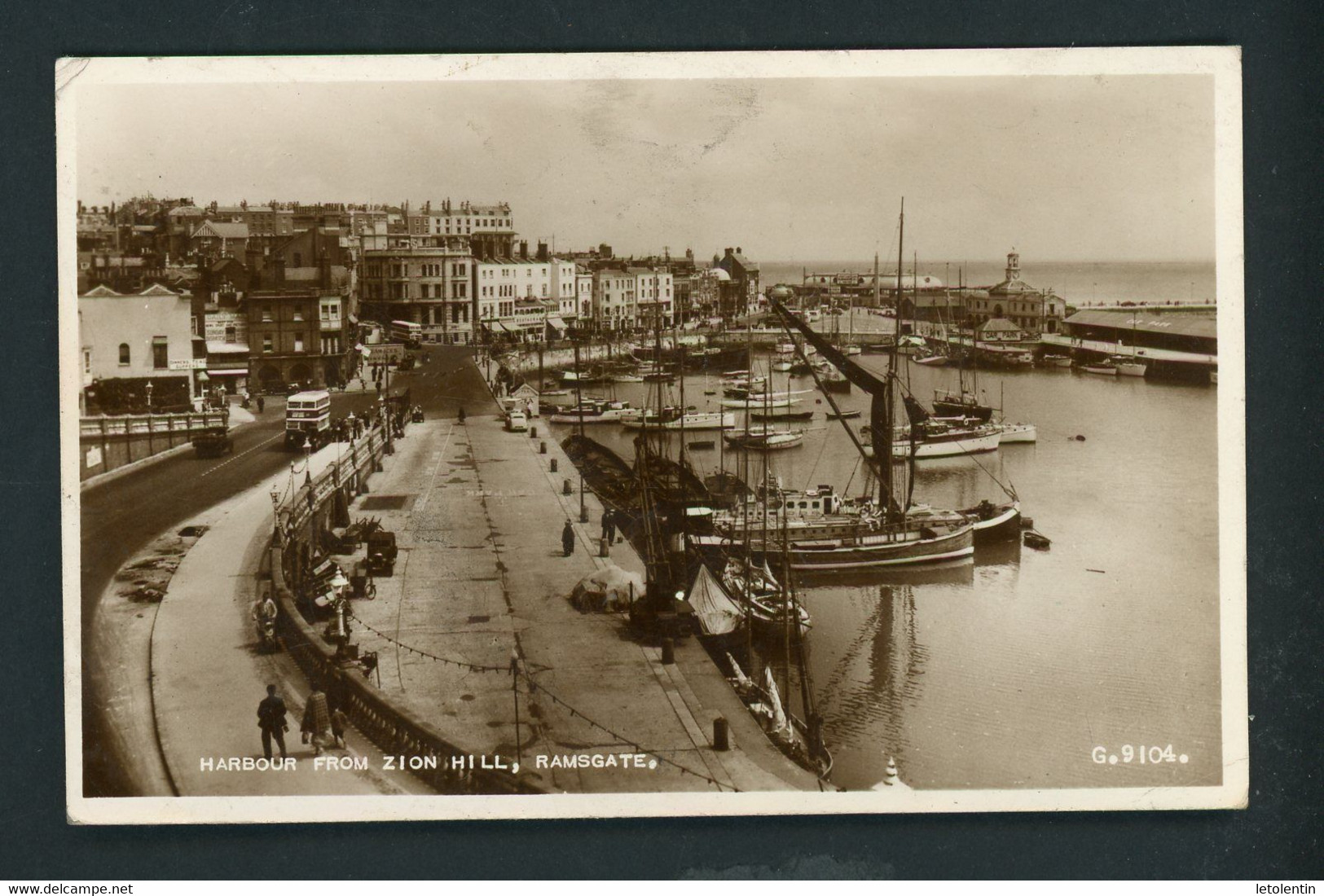 CPSM: GB - RAMSGATE - HARBOUR FROM ZION HILL - Ramsgate