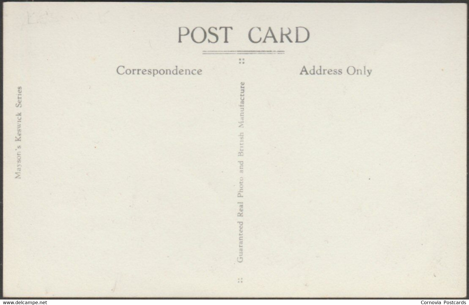Grange In Borrowdale, Cumberland, C.1920 - Maysons RP Postcard - Borrowdale