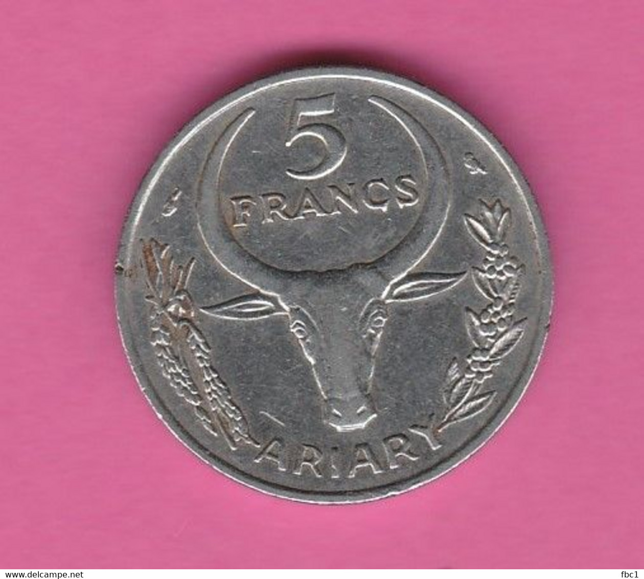 Madagascar - 5 Francs - 1968 - Madagascar