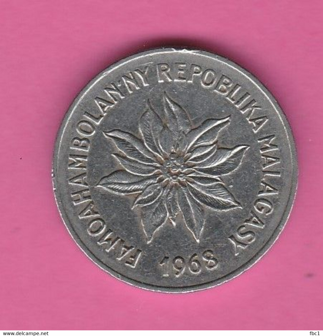 Madagascar - 5 Francs - 1968 - Madagaskar