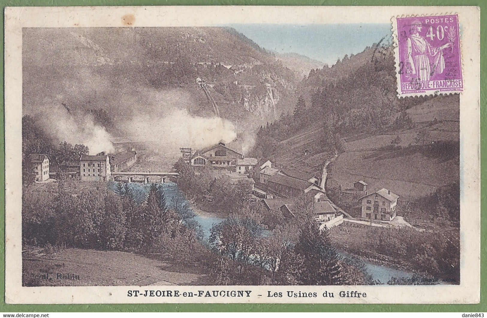 CPA  - HAUTE SAVOIE - SAINT JEOIRE EN FAUCIGNY - USINES DU GIFFRE - Collection Rufin - Saint-Jeoire