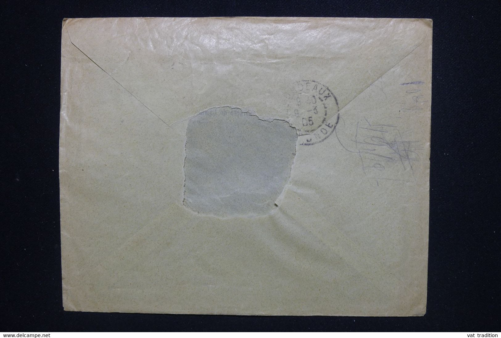 PORTUGAL - Enveloppe Commerciale De Alhandra Pour La France En 1905 - L 130583 - Cartas & Documentos