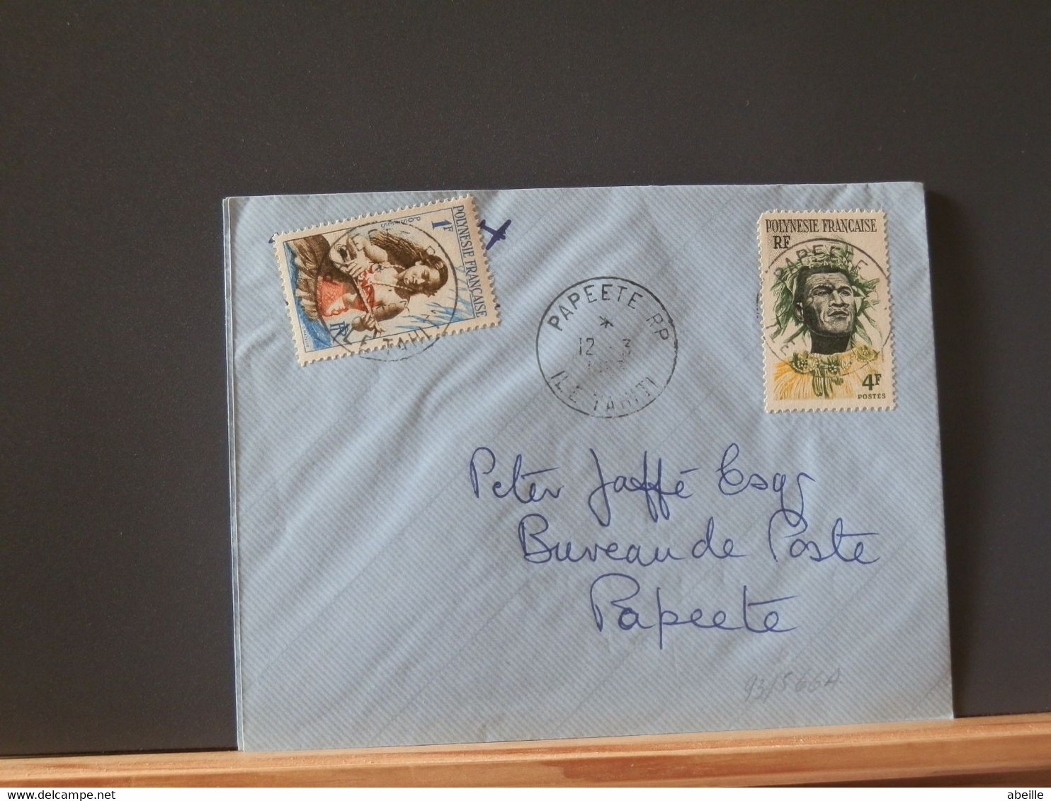 93/566A LETTRE POLYNESIE  1963 - Lettres & Documents