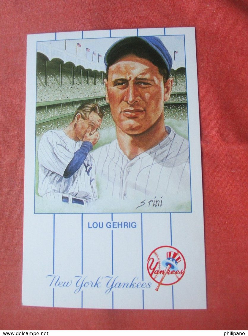 NY Yankees. Lou Gehrig   Ref 5742 - Baseball