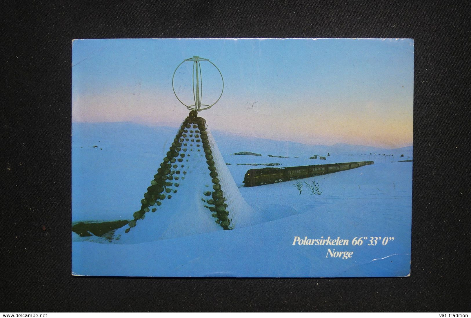 NORVÈGE - Cachet Cercle Polaire Sur Carte Postale En 1989 Pour La France - L 130626 - Storia Postale