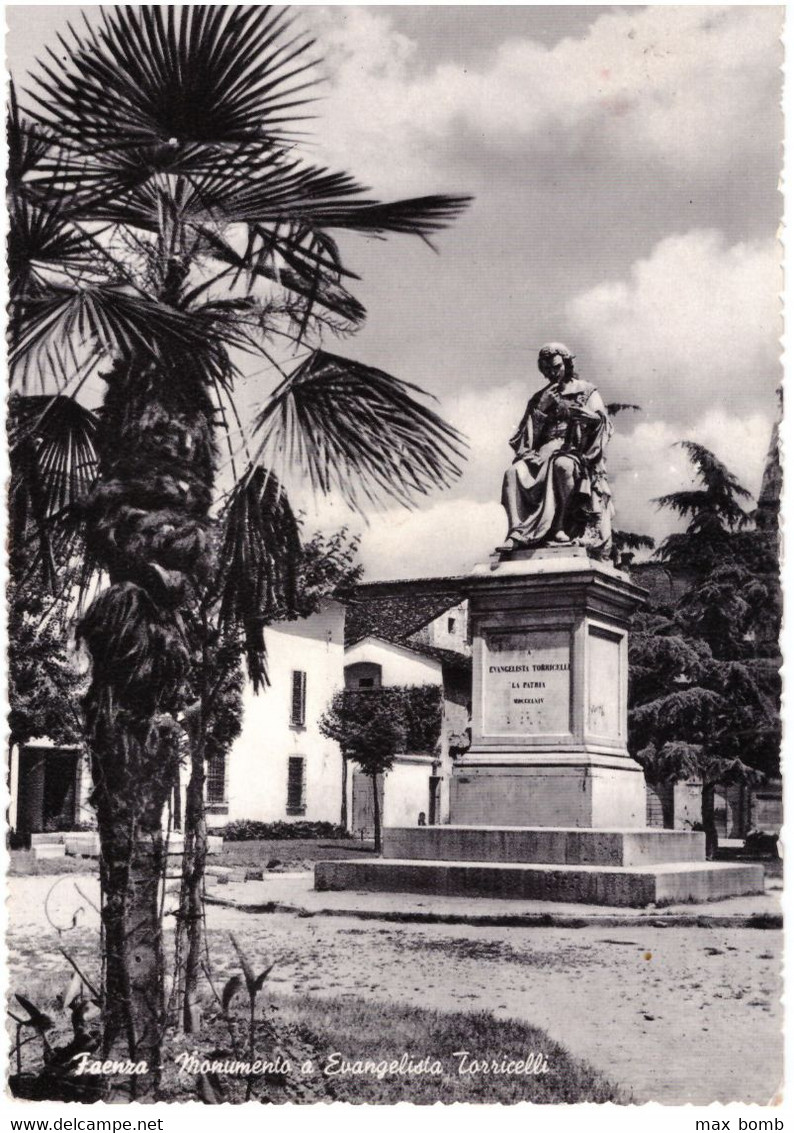 1955 FAENZA 1  MONUMENTO TORRICELLI  RAVENNA - Faenza