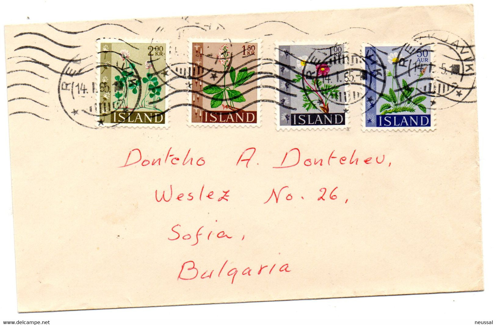 Carta  De Islandia De 1965 - Lettres & Documents