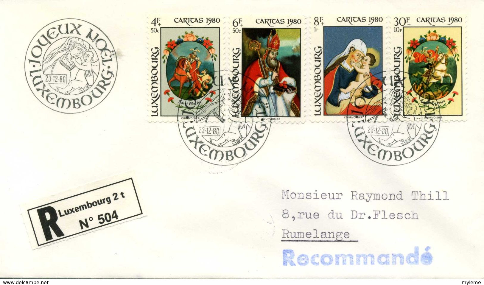 Z8-12 Luxembourg  FDC N° 968 à 971  En Parfait état . A Saisir !!! - Briefe U. Dokumente