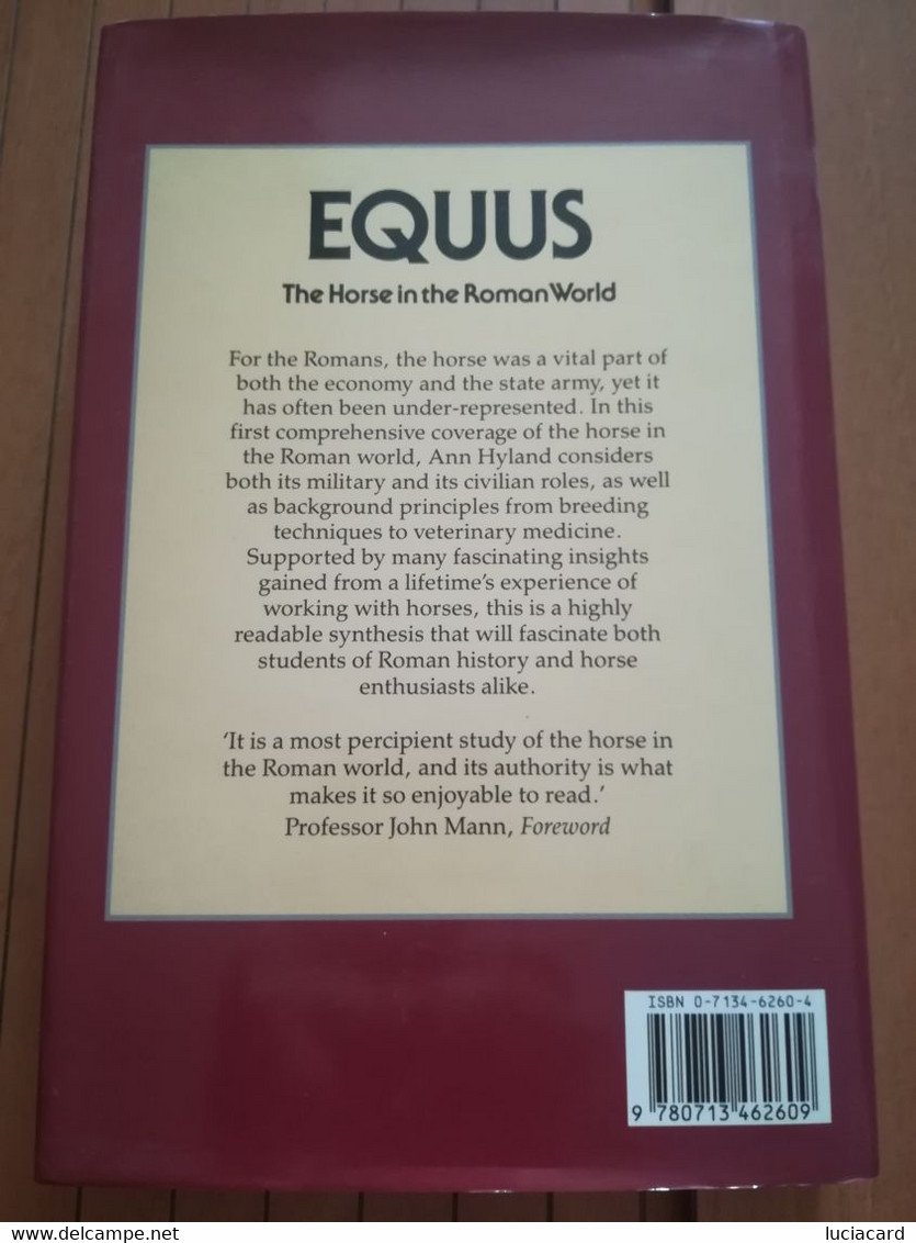 EQUUS The Hourse In The Roman World (il Cavallo In Epoca Romana) ANN HYLAND RARE In Lingua Inglese - Europe