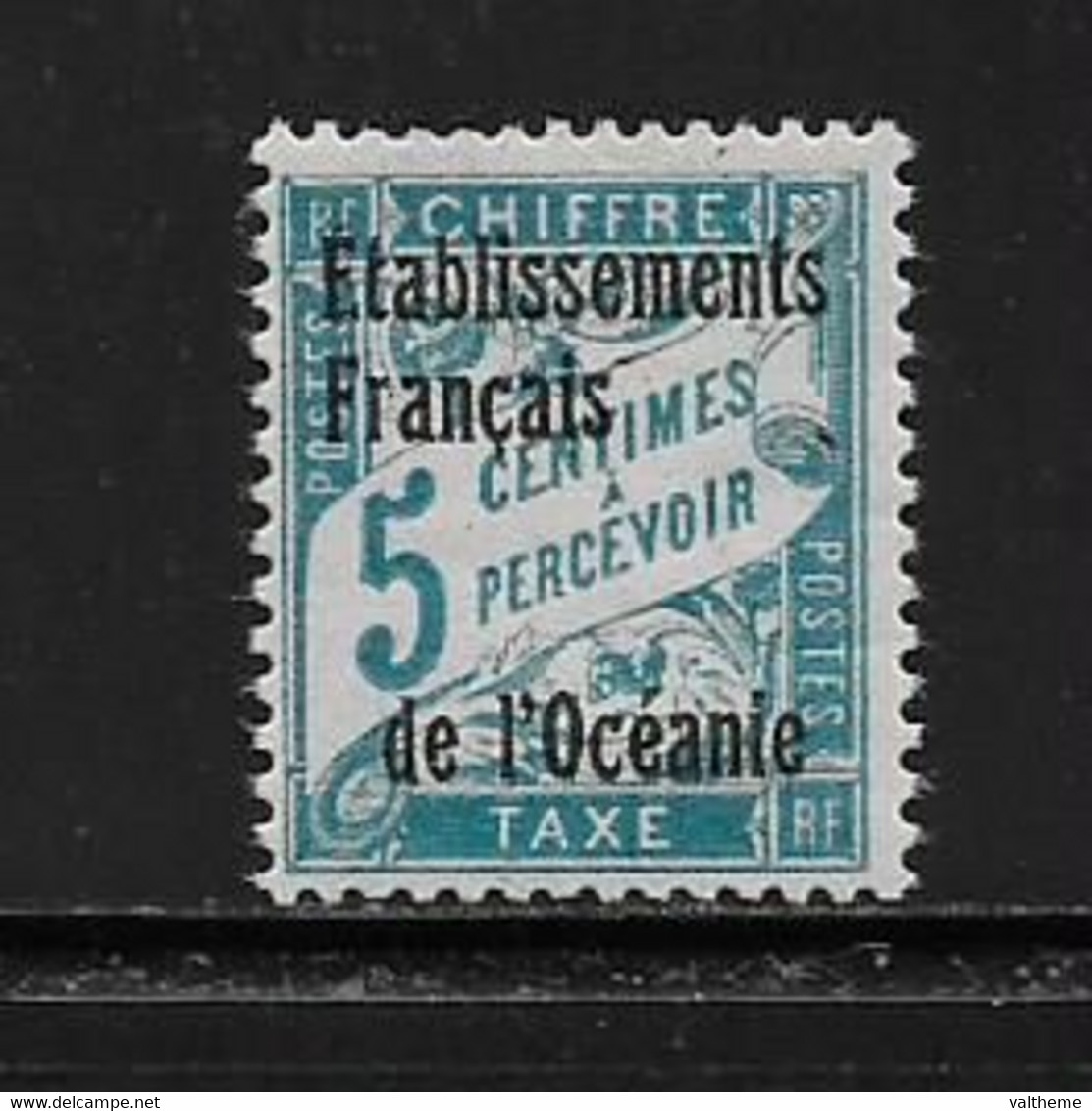 OCEANIE  ( FROCE - 129 )    1926   N° YVERT ET TELLIER  N°  1  N* - Timbres-taxe