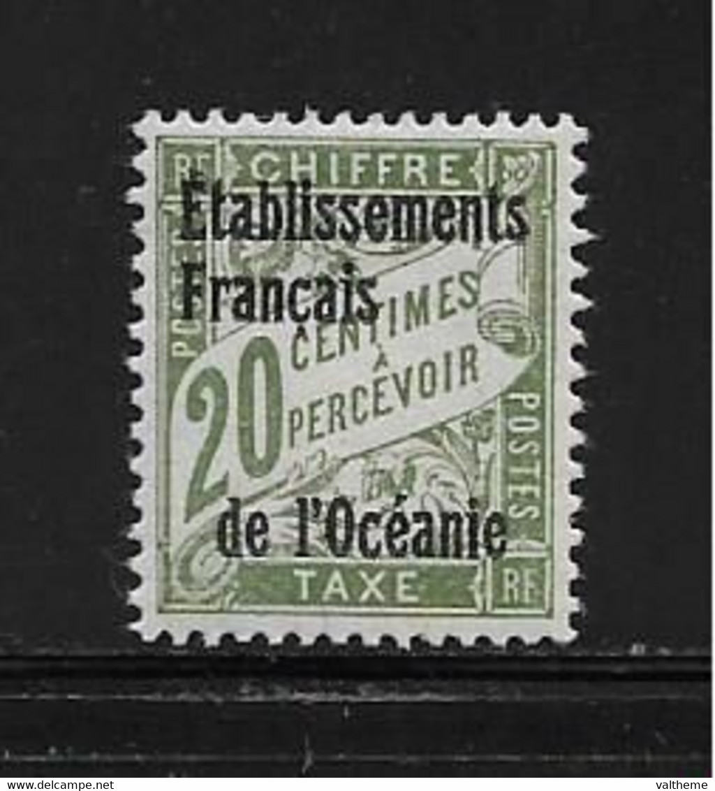 OCEANIE  ( FROCE - 131 )    1926   N° YVERT ET TELLIER  N°  3  N* - Timbres-taxe