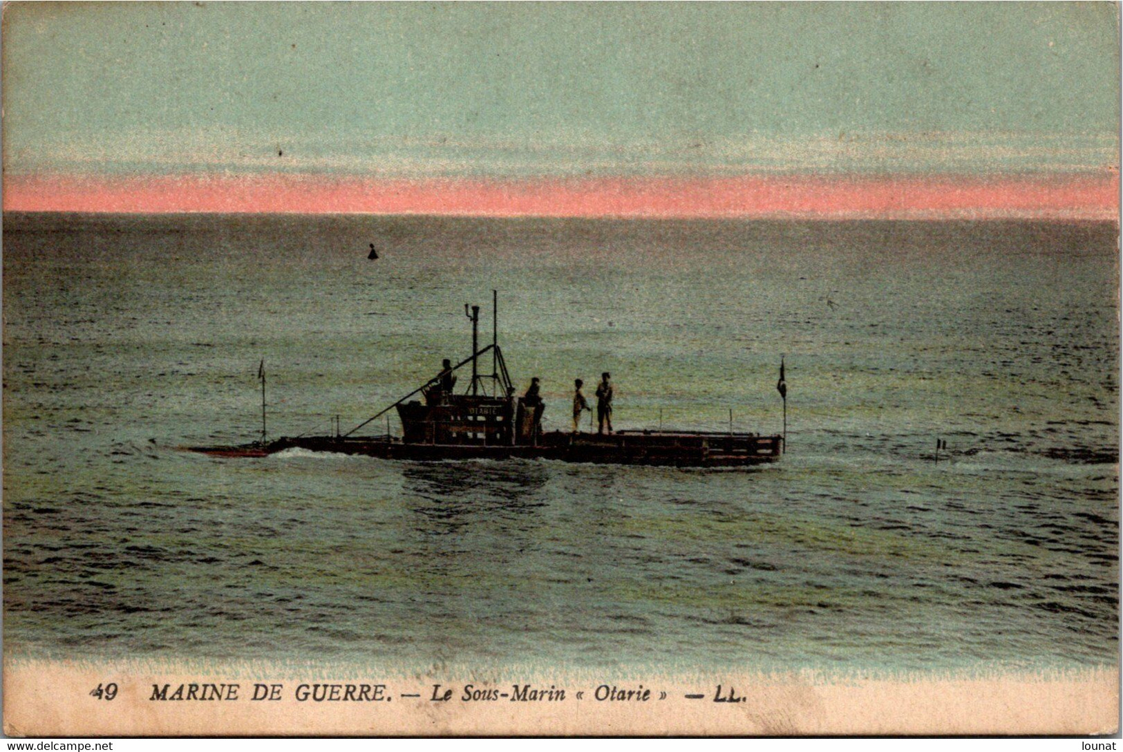 Bateau - Sous Marin "Otarie "  Marine De Guerre - Sottomarini