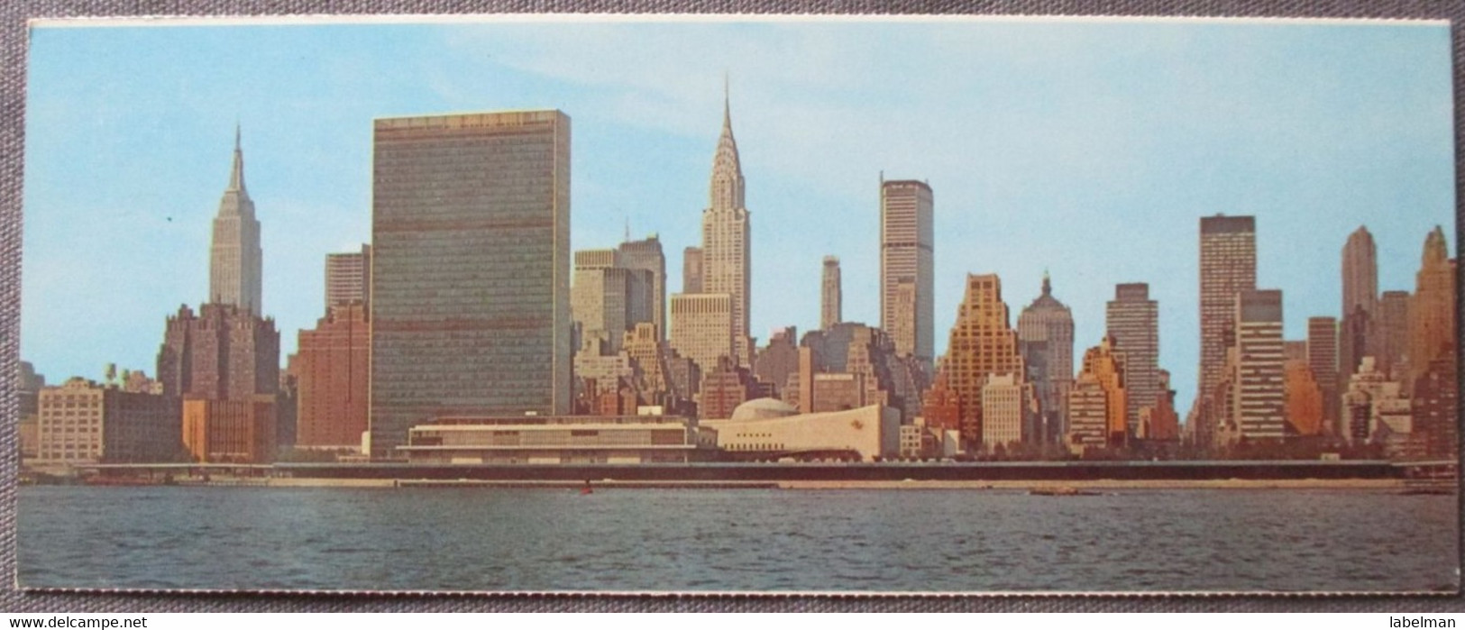 NEW YORK USA UNITED STATES SKYLINE VIEW BUILDING ALAN SCHEIN XL CARTE POSTALE ANSICHTSKARTE CARTOLINA POSTCARD PC PC AK - Long Island