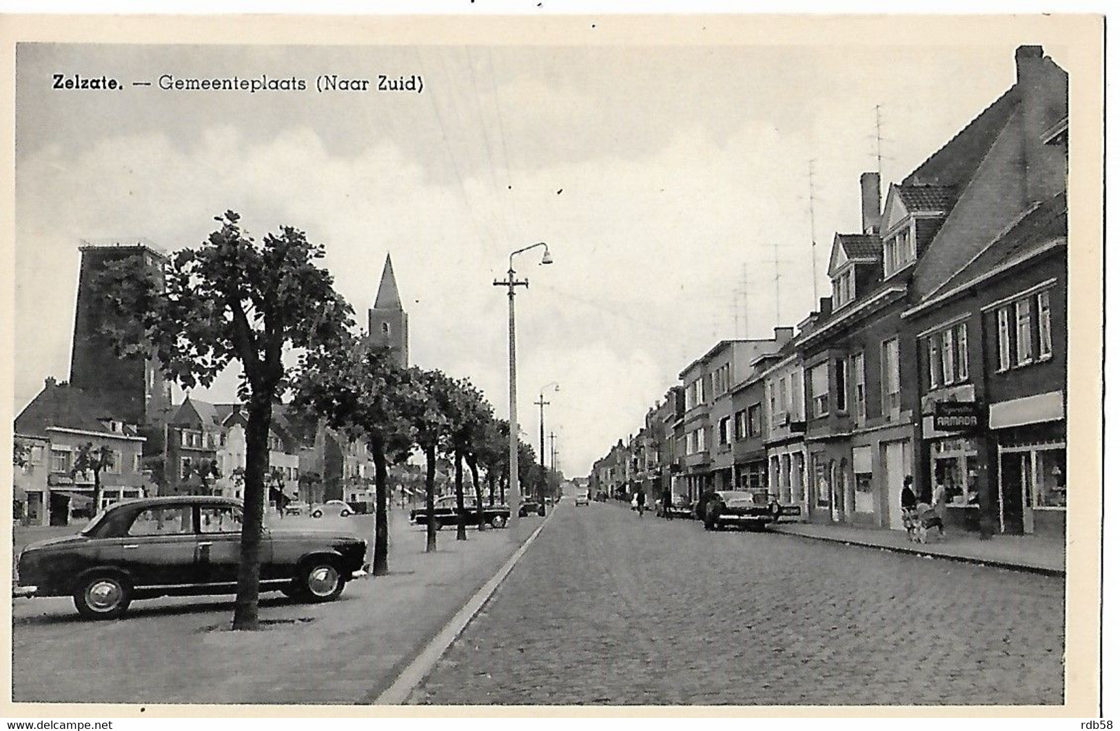 Zelzate Gemeenteplaats Naar Zuid - Zelzate