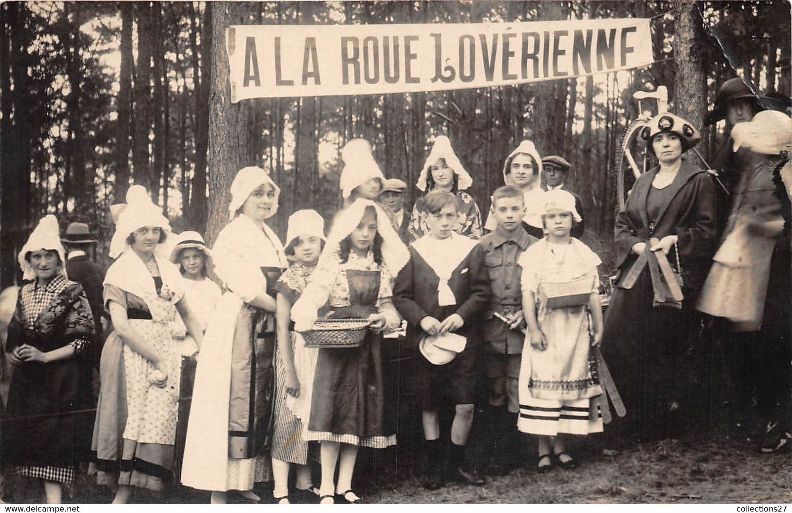 27-LOUVIERS- CARTE-PHOTO- A LA ROUE LOVERIENNE - Louviers