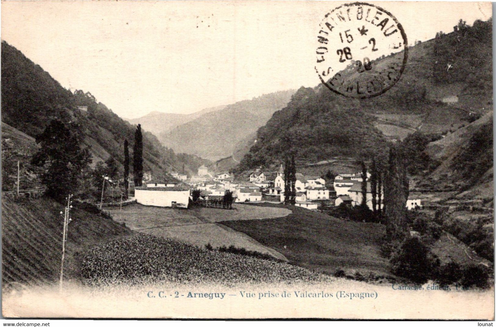 64 ARNEGUY - Vue Prise De Valcarlos - Arnéguy