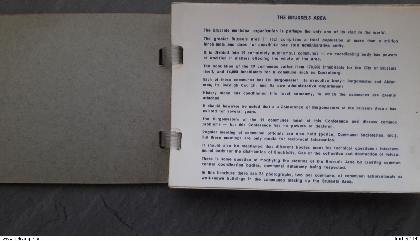 BOEKJE VAN 20 JUNI 1963      MET 32 KAARTEN  VAN HET BRUSSELS GEWEST VOOR EXPATS EN TOERISTEN - Konvolute, Lots, Sammlungen