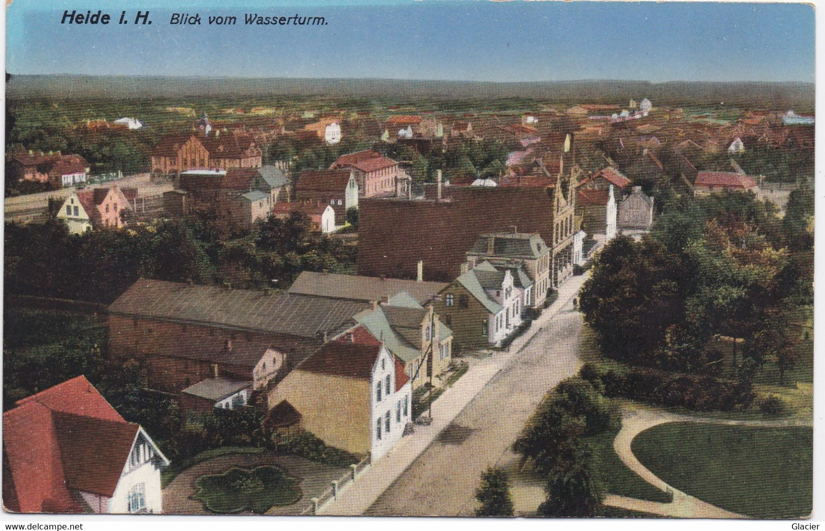 HEIDE I. Holstein - Blick Vom Wasserturm - Heide