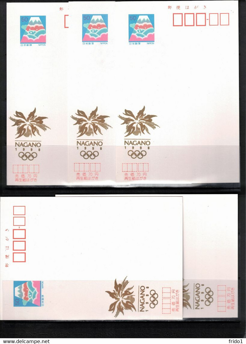 Japan 1998 Olympic Games Nagano - Shigakogen Interesting 5 Postcards - Inverno1998: Nagano