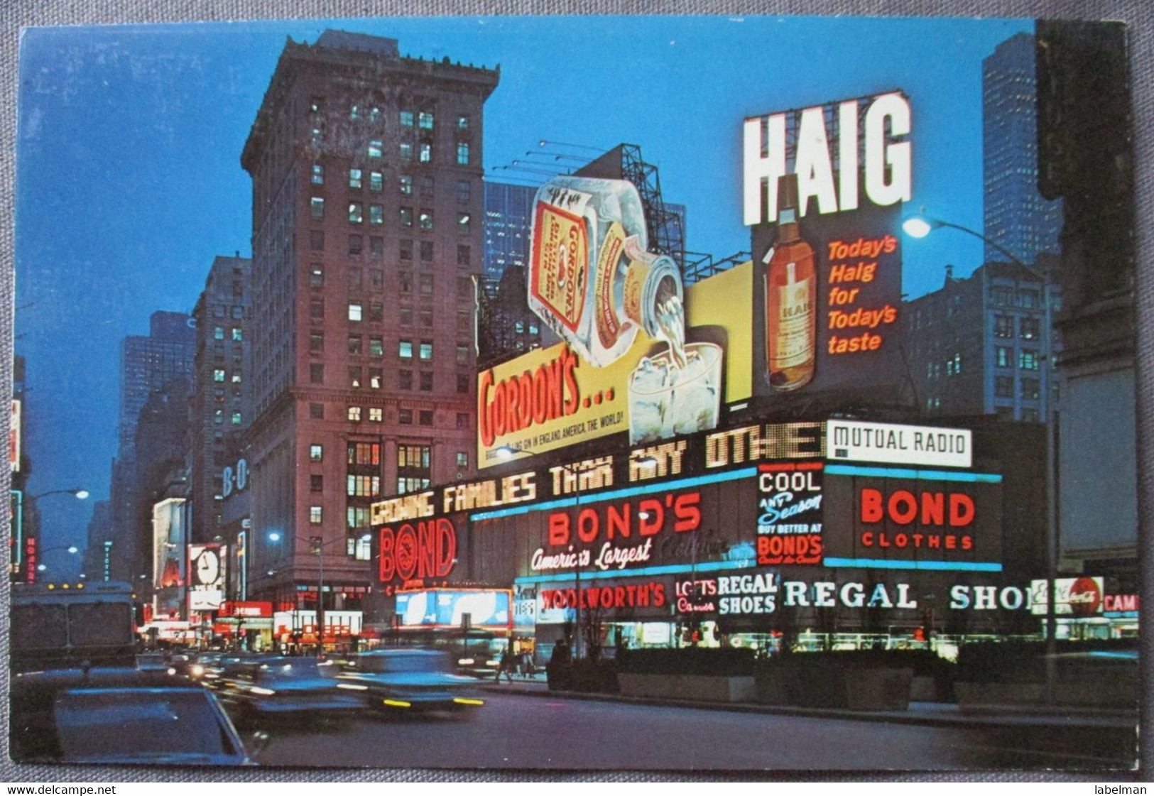 NEW YORK CITY USA UNITED STATES TIMES SQUARE CARD GIANT XL CARTE POSTALE ANSICHTSKARTE CARTOLINA POSTCARD PC PC AK - Long Island