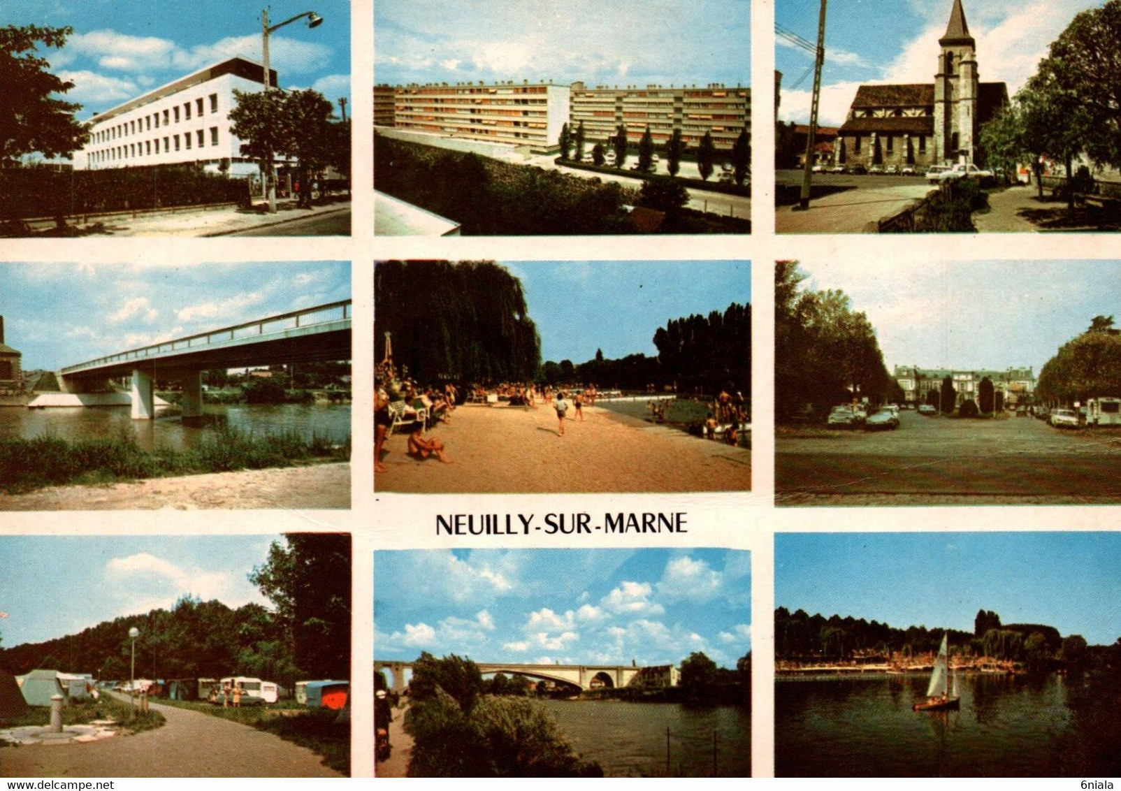 NEUILLY SUR MARNE  Vues Multiples    92  (Recto-verso) - Neuilly Sur Seine