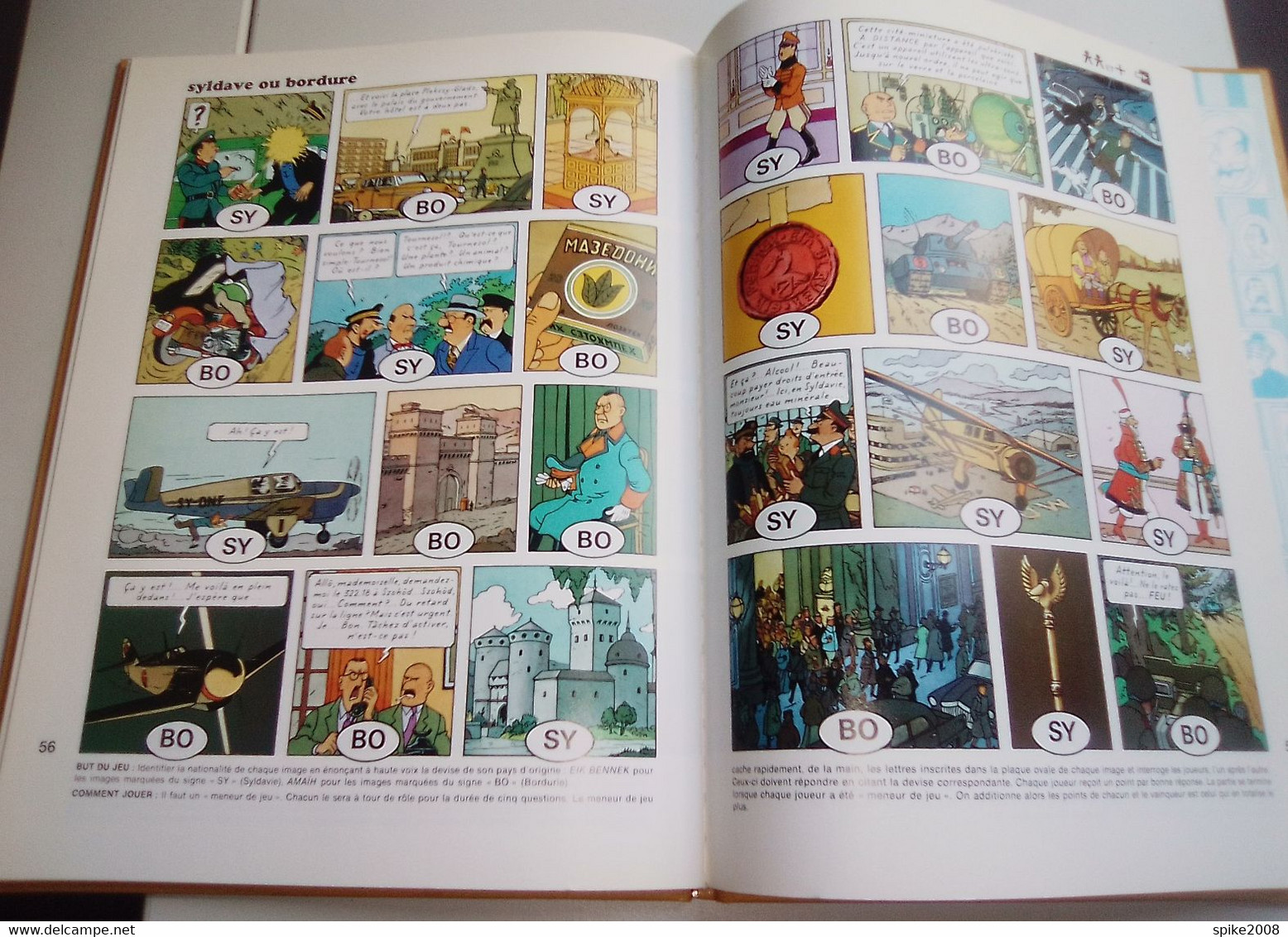 Très belle première édition État neuf 1991 JOUONS AVEC TINTIN 1+2  HERGE