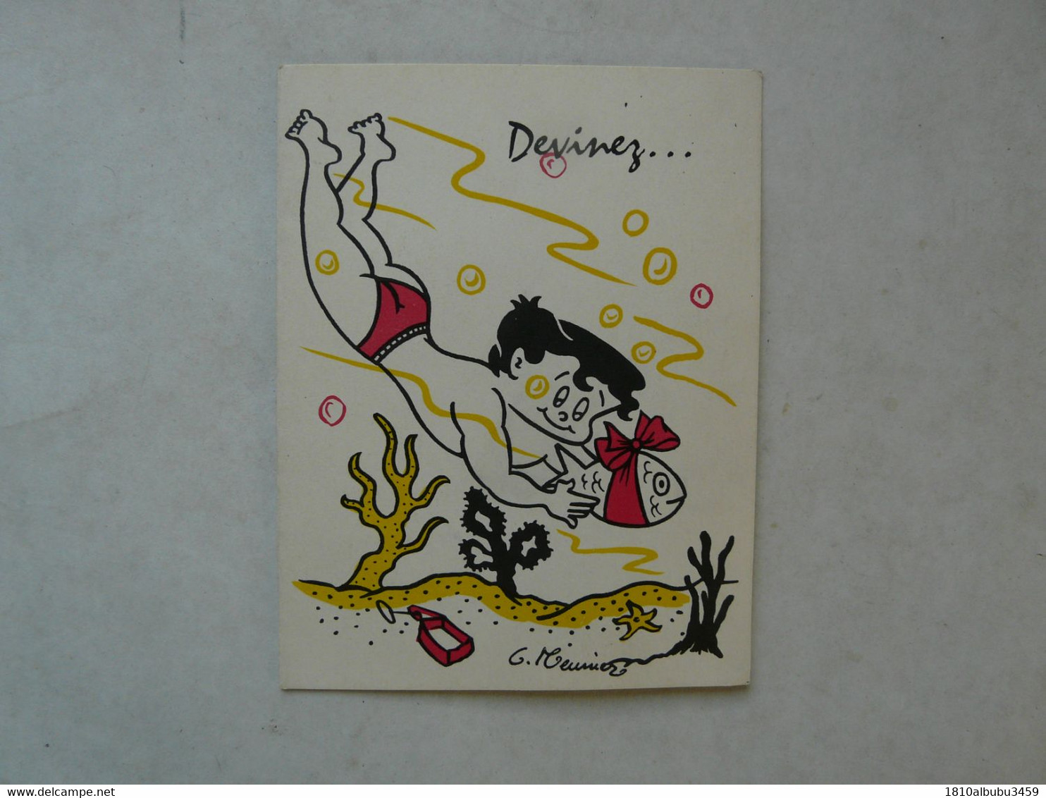 CARTE POSTALE ILLUSTRATEUR - G. MEUNIER : Poisson D'avril - Meunier, G.