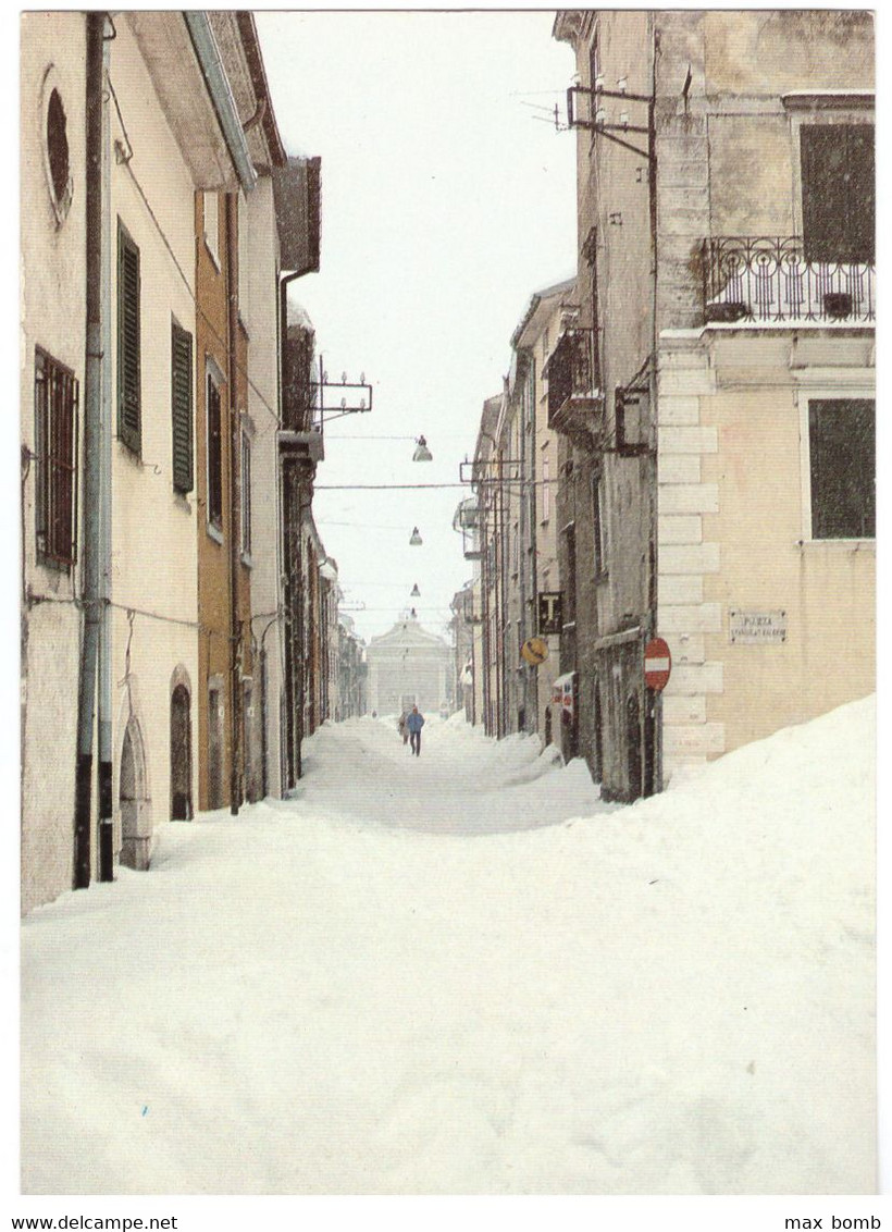 CAPRACOTTA 1  CORSO S. ANTONIO INNEVATO  ISERNIA - Isernia